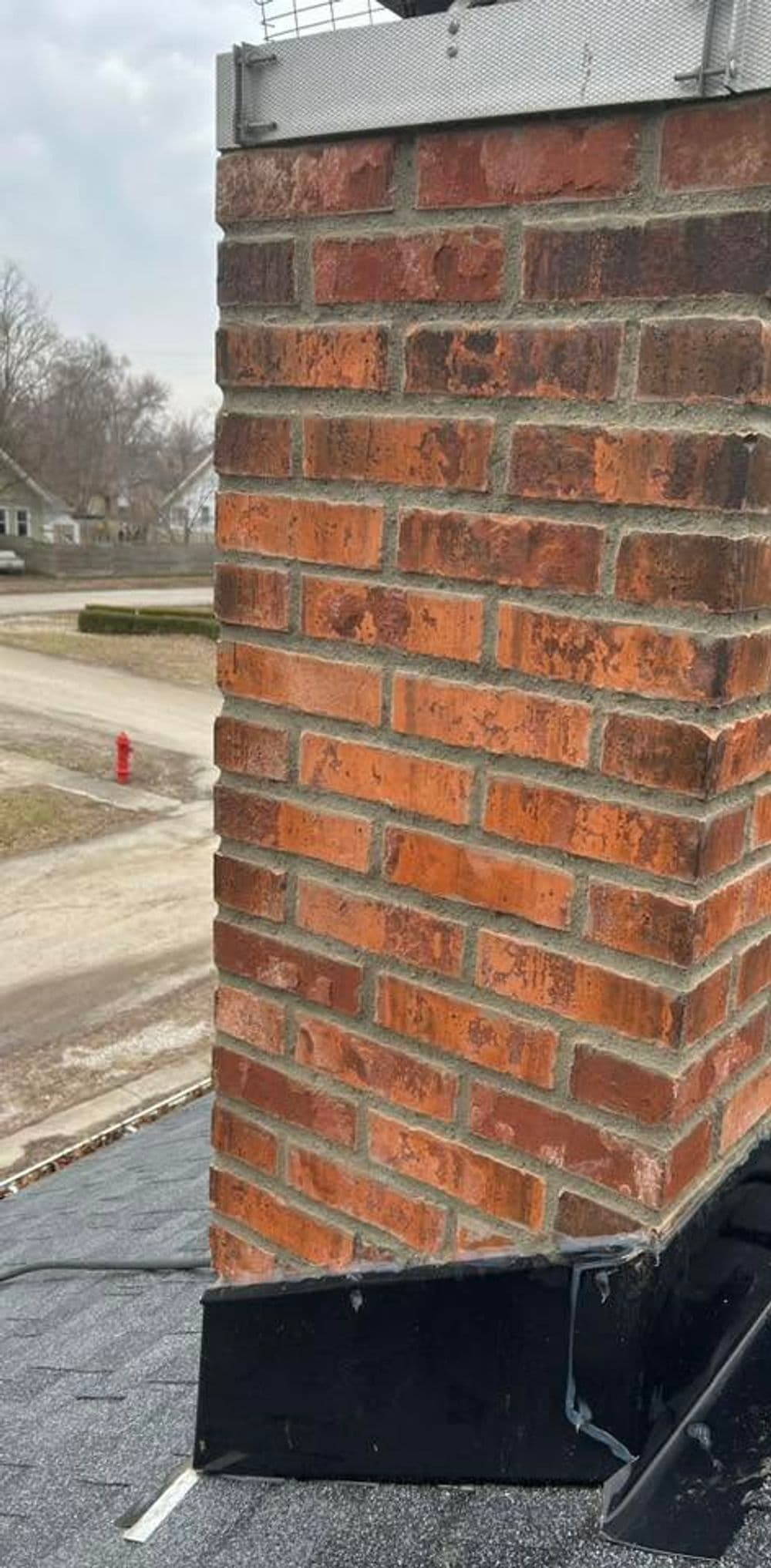Chimney Grind Tuckpoint and Crown Repair in Clinton IL
