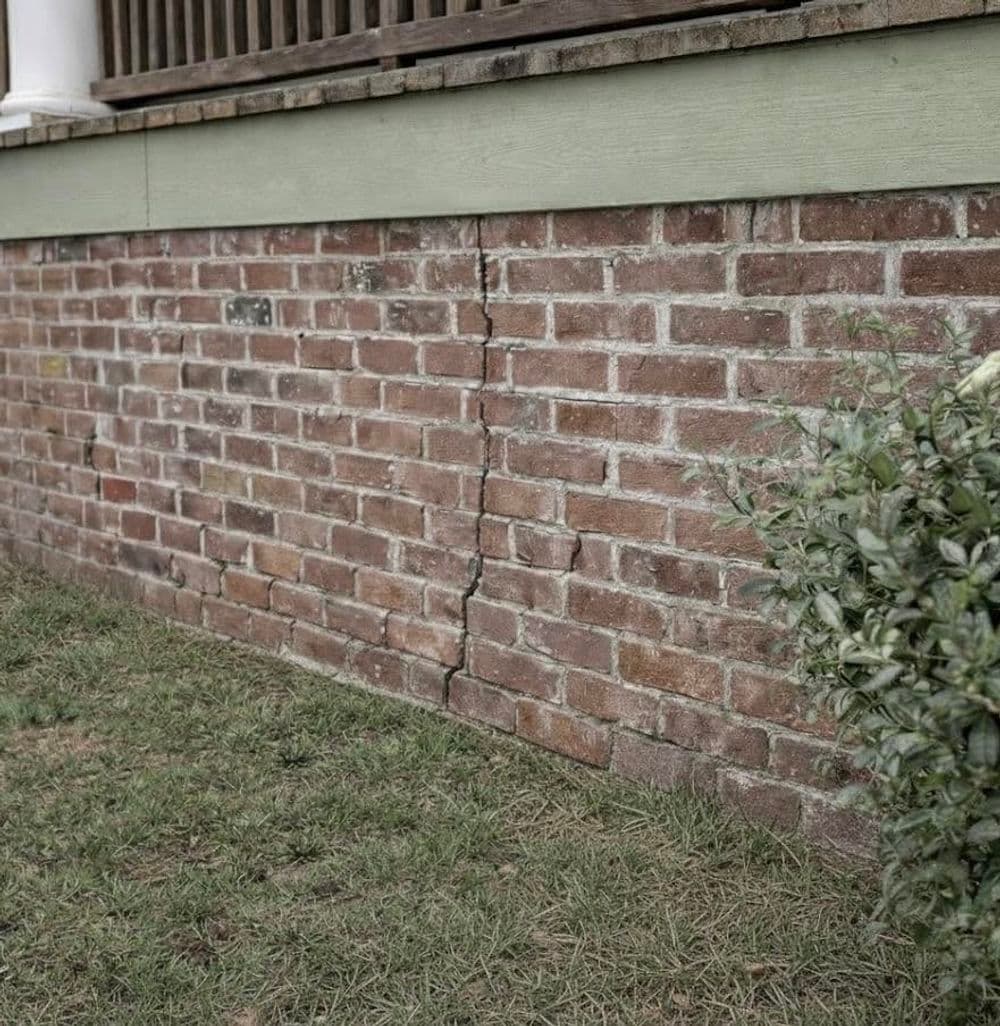 Cracked Brick Exterior Gets a Full Grind, Tuckpoint and Acid Wash