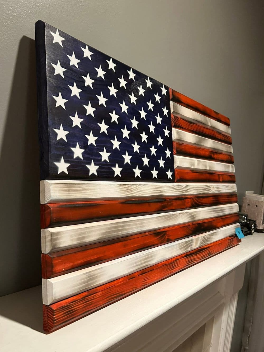 Gallery photos for Handmade Wood Flags Built Right Here in Maroa, IL: Image #6