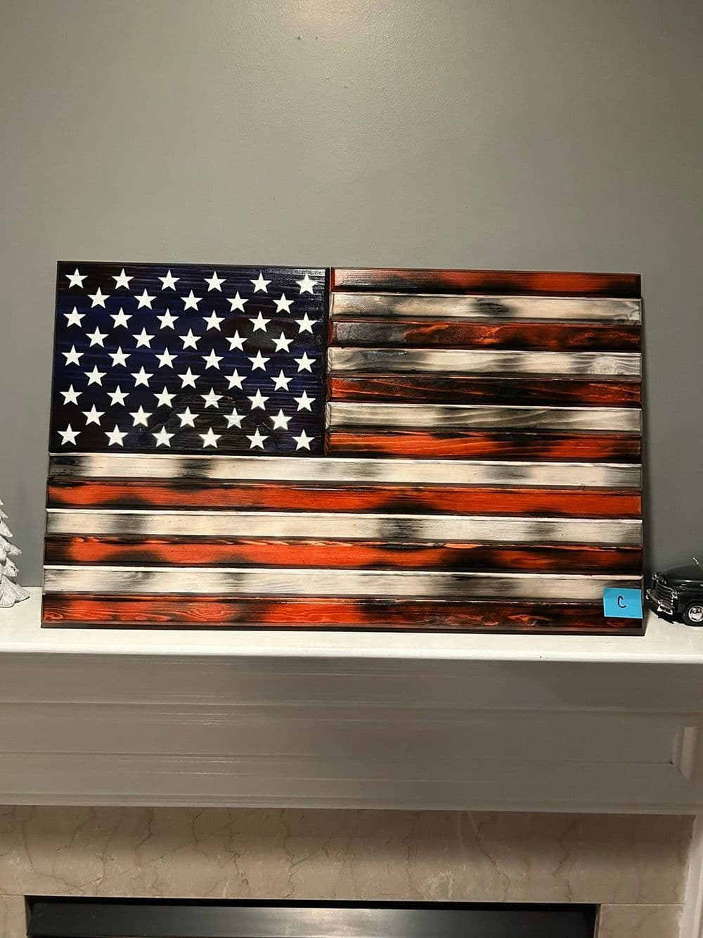 Gallery photos for Handmade Wood Flags Built Right Here in Maroa, IL: Image #8