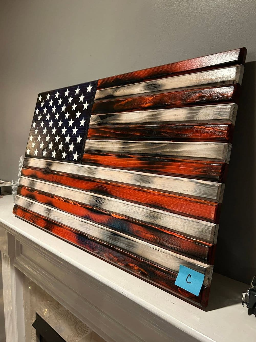 Gallery photos for Handmade Wood Flags Built Right Here in Maroa, IL: Image #7