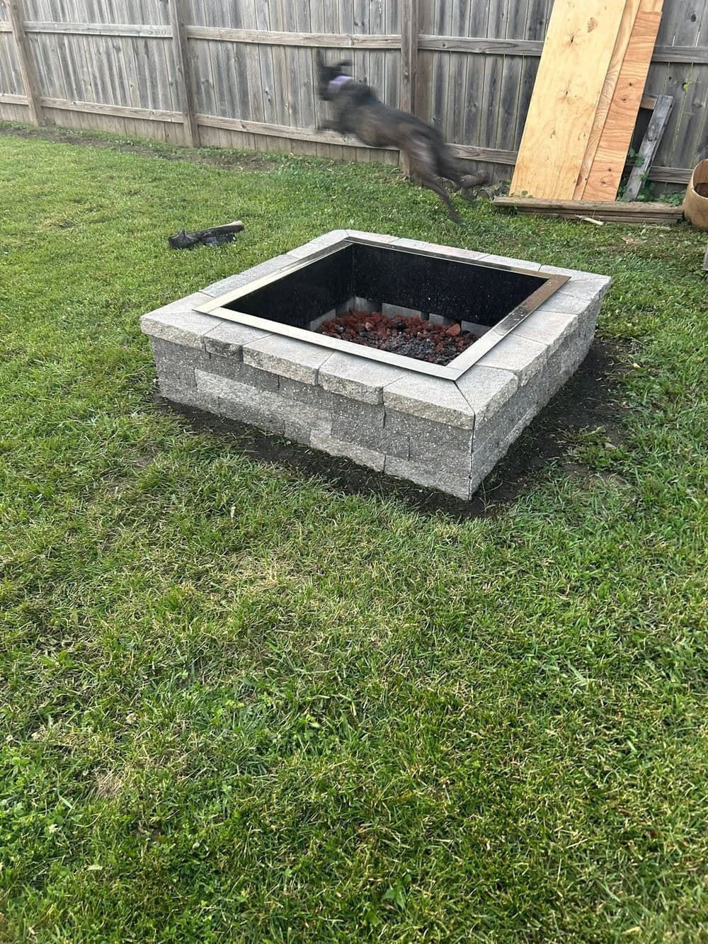 Project Old Fire Pit Torn Out and Rebuilt Right in Taylorville image
