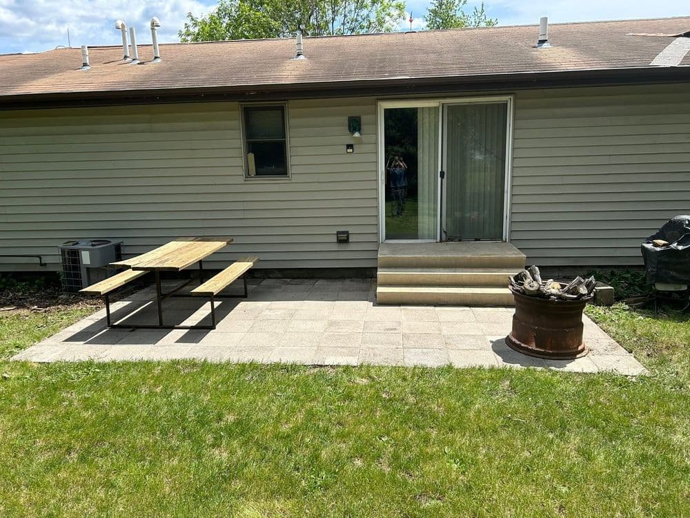 Gallery photos for Porch Cleanup, Paver Reset and Power Wash in Heyworth IL: Image #10