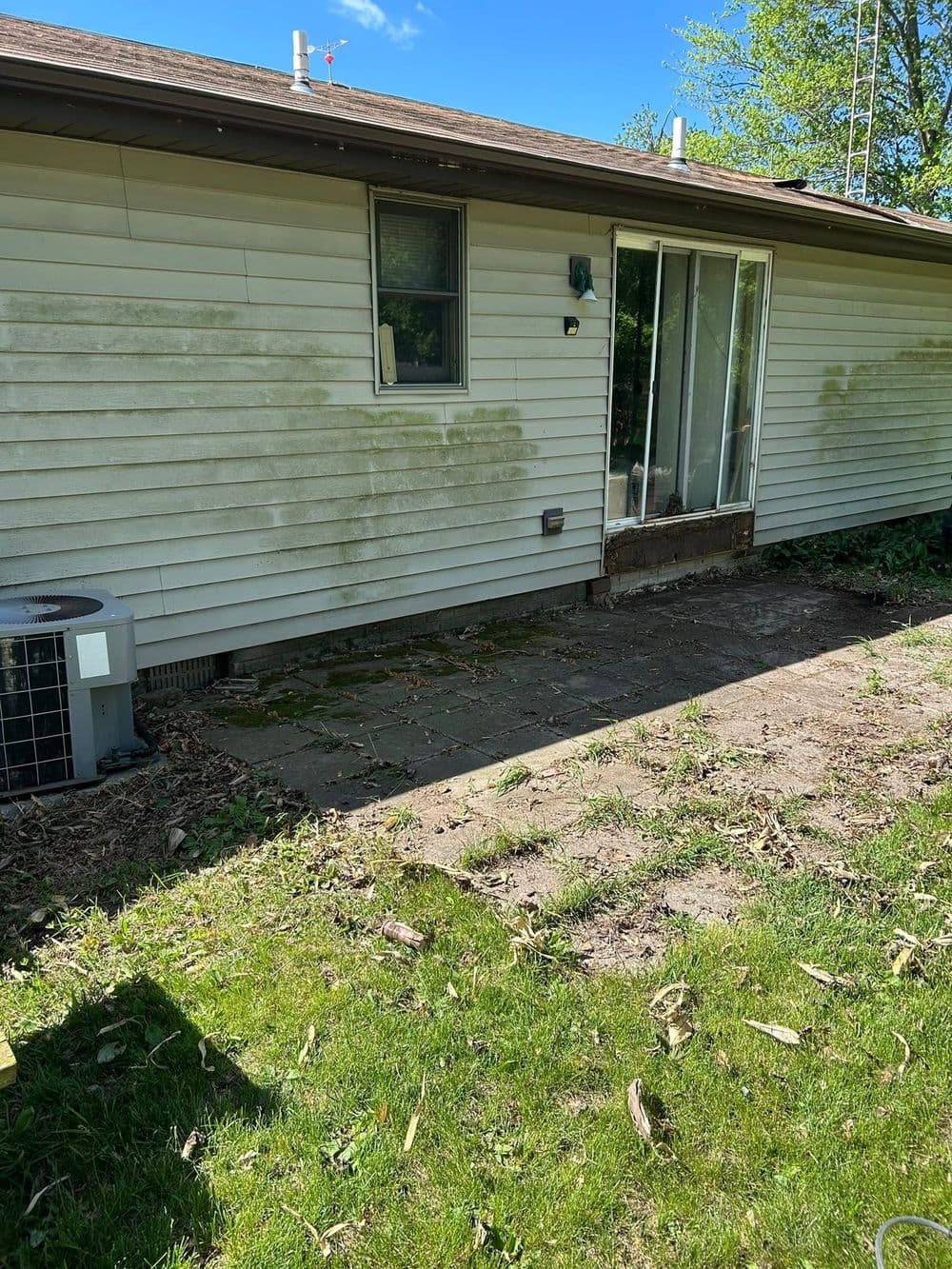 Gallery photos for Porch Cleanup, Paver Reset and Power Wash in Heyworth IL: Image #4